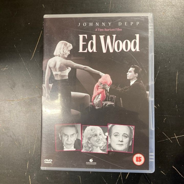 Ed Wood DVD (VG+/VG+) -draama/komedia-